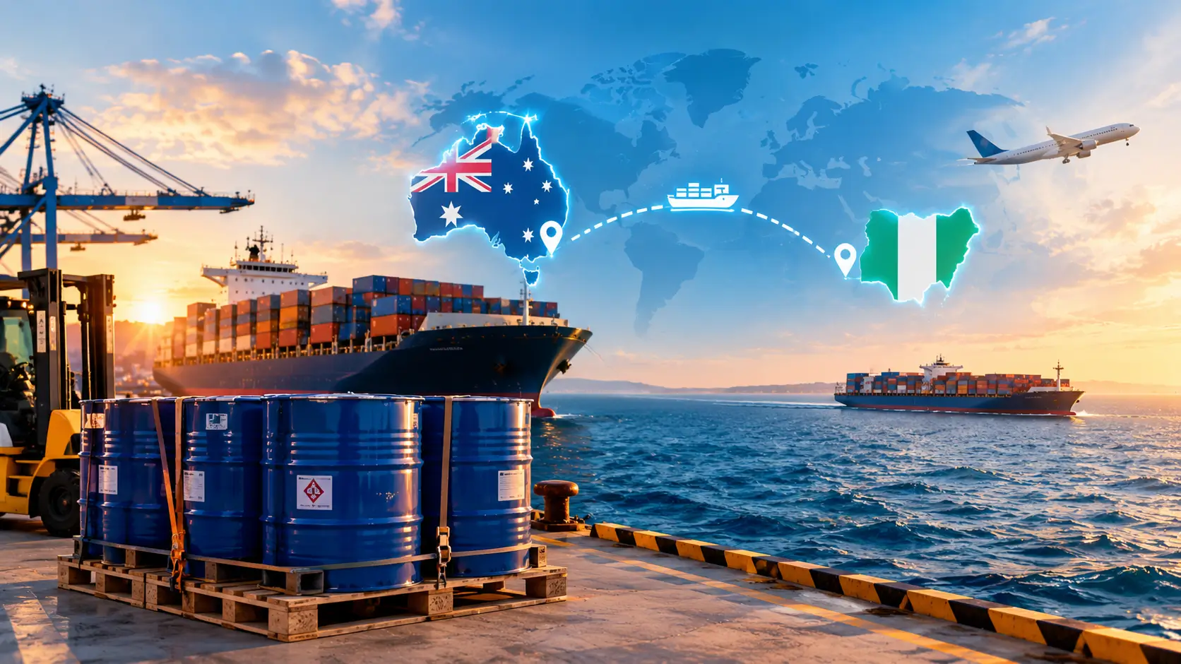 Australia to Nigeria Global Shipping