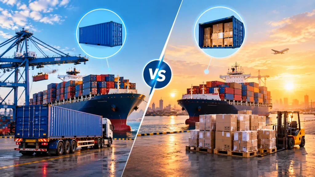 FCL vs LCL shipping: which one actually saves you money
